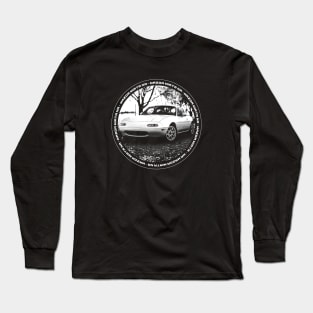 Mazda Miata MX-5 NA Black 'N White 4 (BLACK VERSION) Long Sleeve T-Shirt